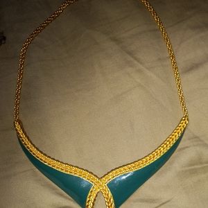 Monet Triple Gold Plated Enamel Choker